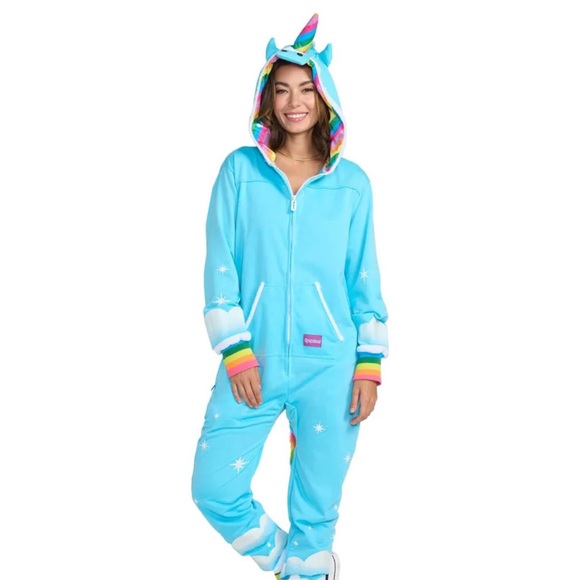 Tipsy Elves Unicorn Unisex Onesie - Picture 1 of 10